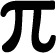 pi math icon